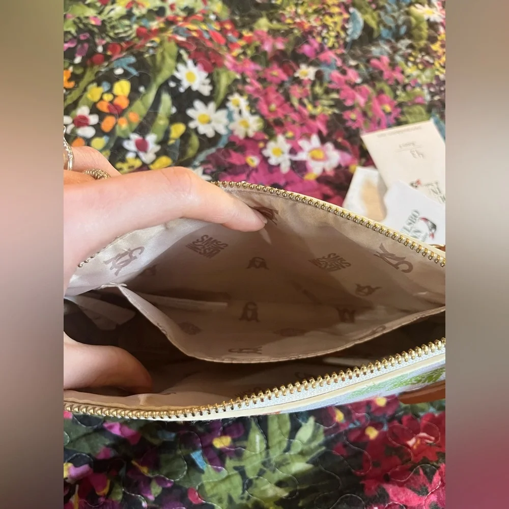 Steve Madden Top Zip Rainbow Logo Chain Women's Small Bag - Picture 7 of 8